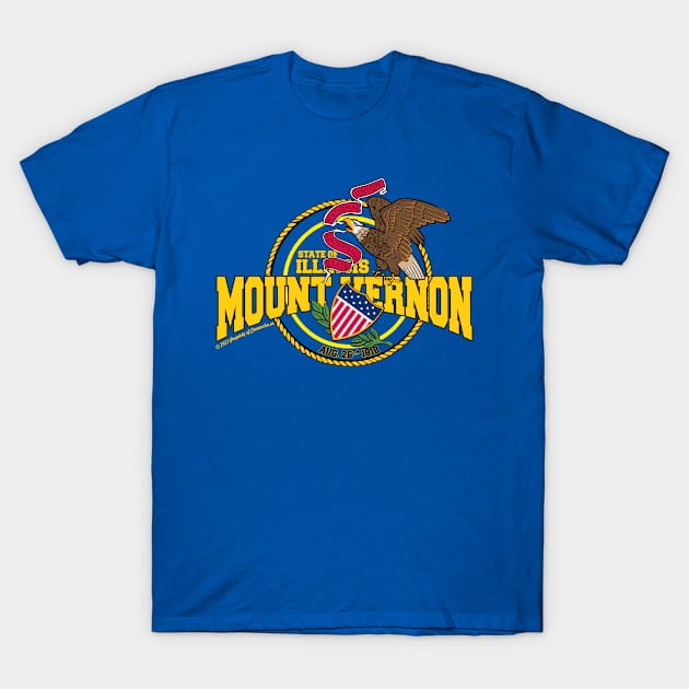 Mount Vernon Illinois T-Shirt by comancha